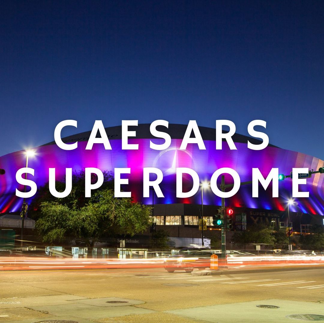 caesars superdome new orleans louisiana
